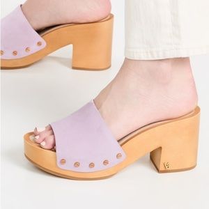 Veronica Beard Lavendar Hannalee Clog Slide size 6.5